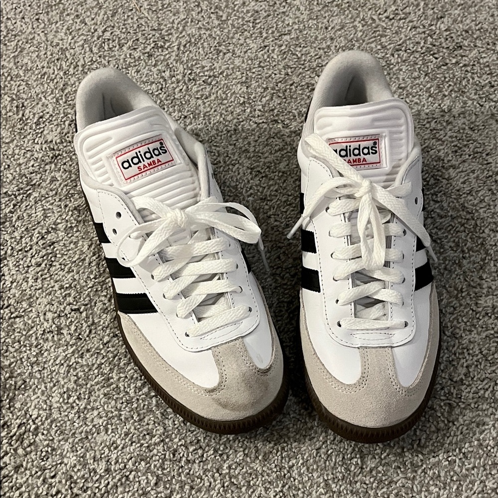 Adidas Samba Classic White and Black Shoes